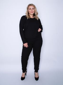 Immagine di V NECK RIBBED SET TOP AND  TROUSER  WITH POCKETS